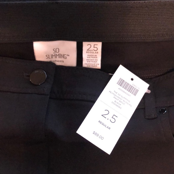 Chico’s⚠️NEW⚠️Peyton “so slimming” pant size 2.5 - Picture 3 of 8